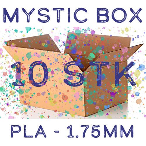 10 stk - MYSTIC BOX - Ass. Color - 1 KG - PLA Filament - 1.75mm