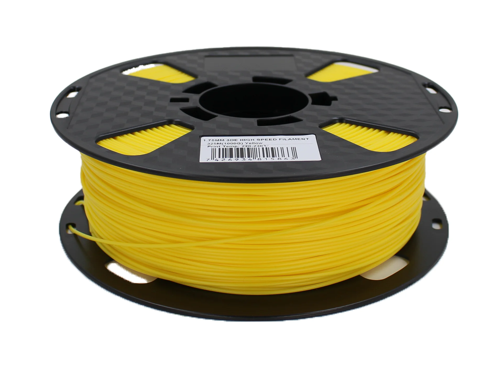 3DE Premium - PLA MAX High Speed - Yellow - 1.75mm - 1kg - Image 2
