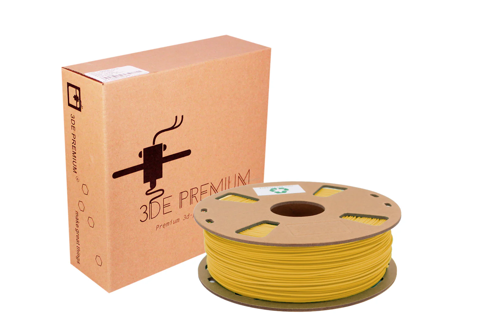 3DE MAX - PLA - Lemon Yellow - 1.75mm - 1kg - Image 2