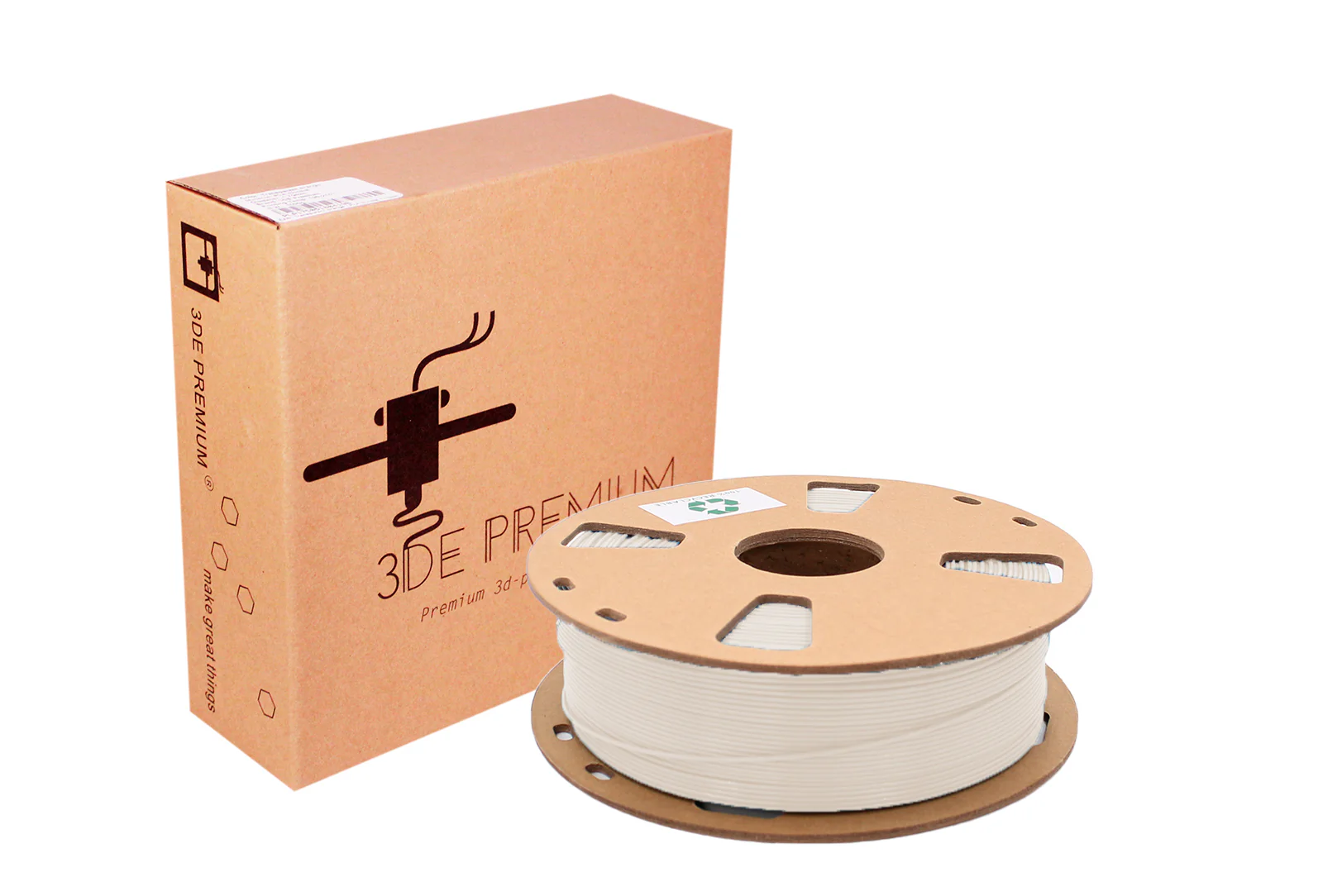 3DE Premium - ASA+ - White - 2.85mm - 1kg