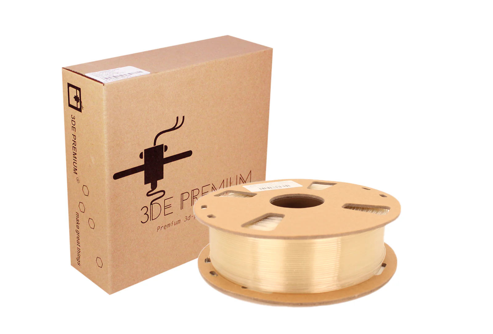 3DE Premium - PLA - Glow'n'Glitter Green - 1.75mm - 1kg - Image 3