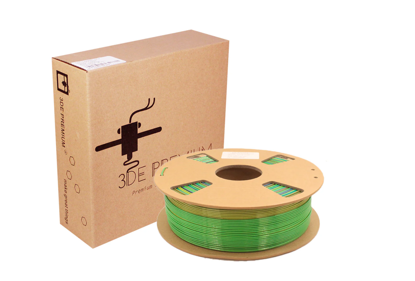 3DE Premium - PLA - Silky Rainbow Forest - 1.75mm - 1kg
