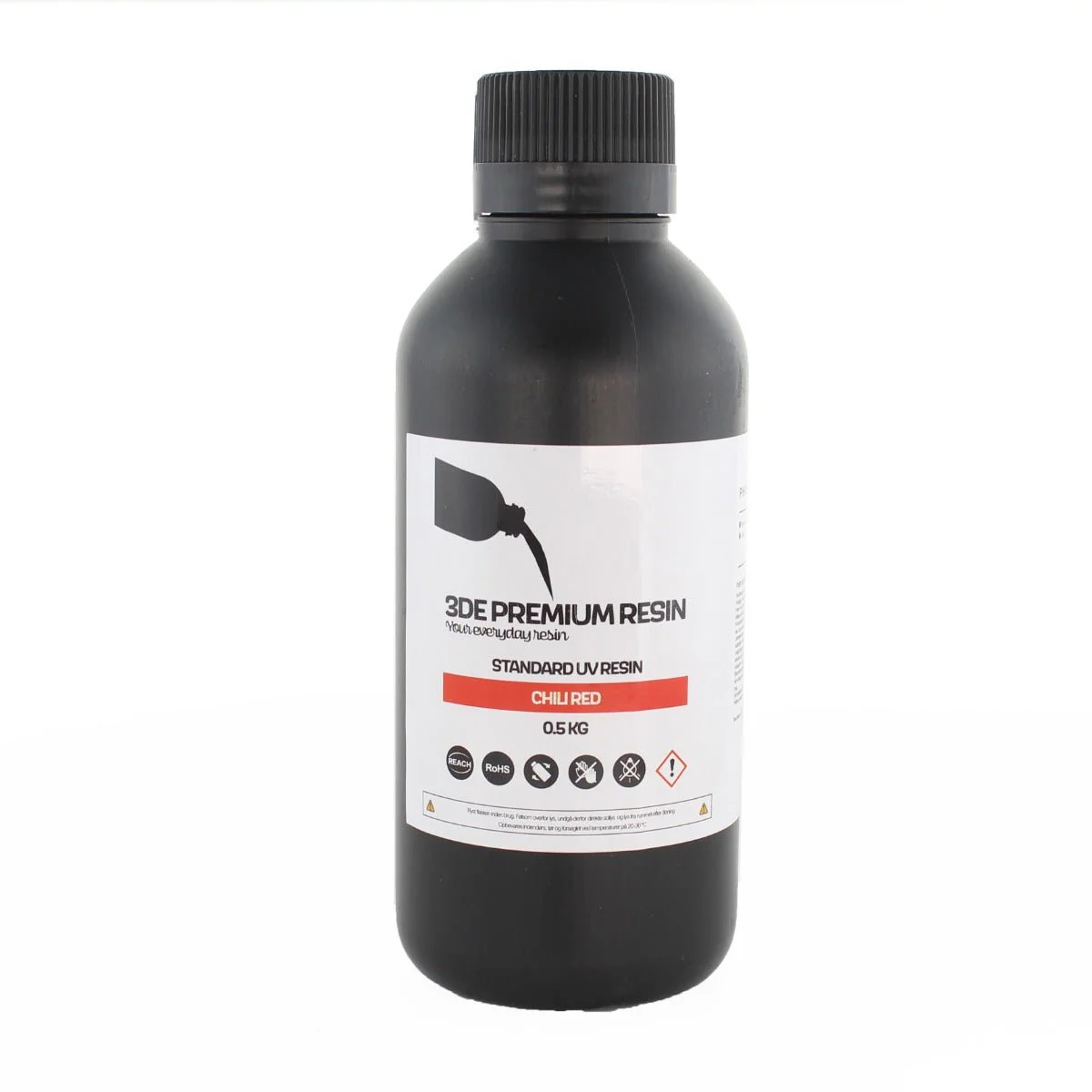 3DE Premium Resin - Standard - Chili Red - 0.5 kg