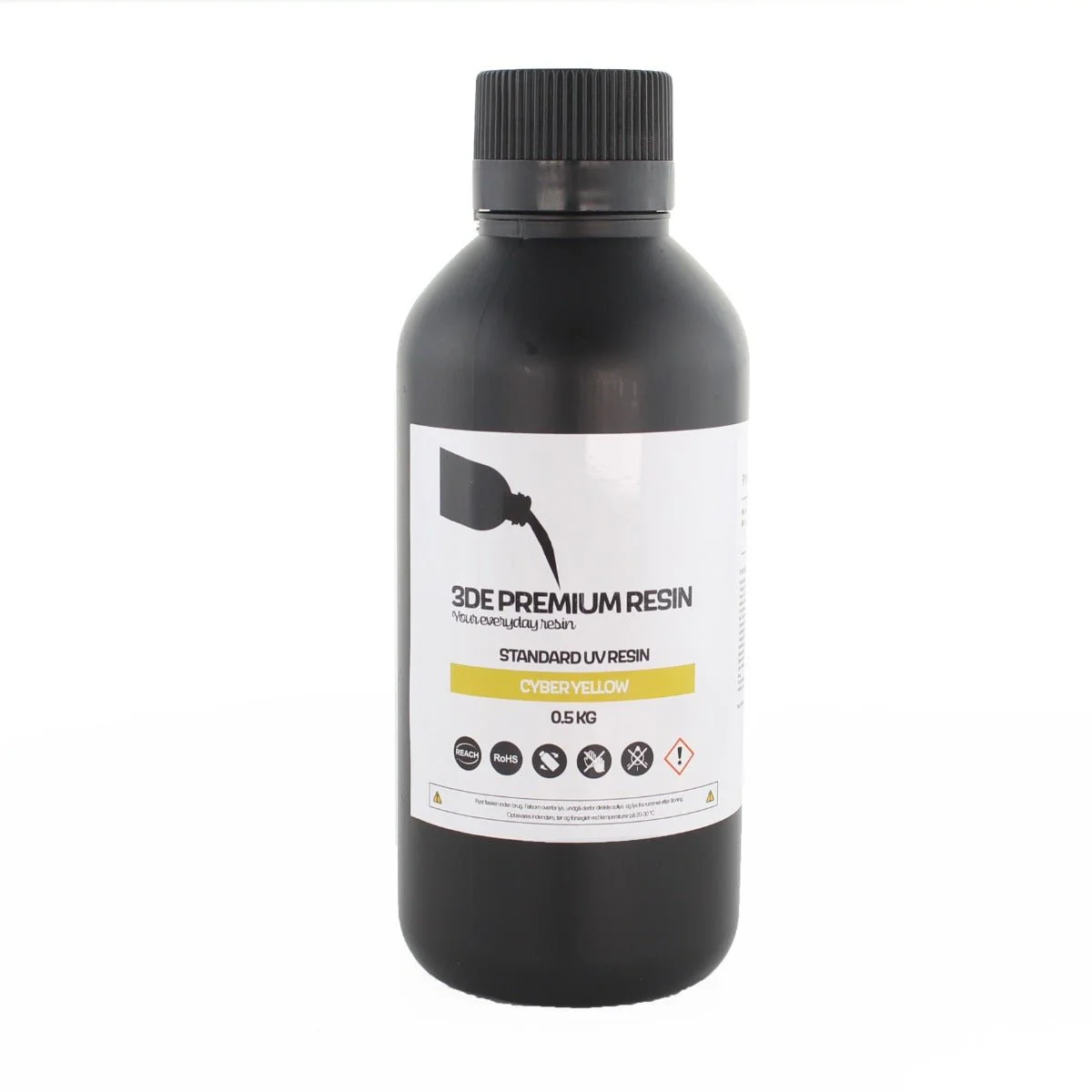 3DE Premium Resin - Standard - Cyber Yellow - 0.5 kg