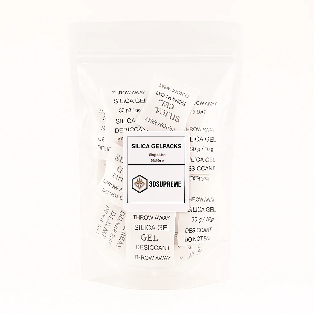 3DSUPREME - Silica Gel Packs - 30x10g - Single Use
