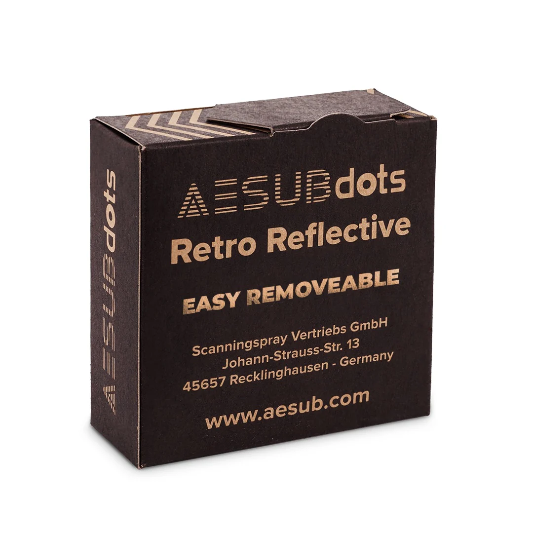 AESUB - Dots Retro Reflective - Easy Remove - 6mm