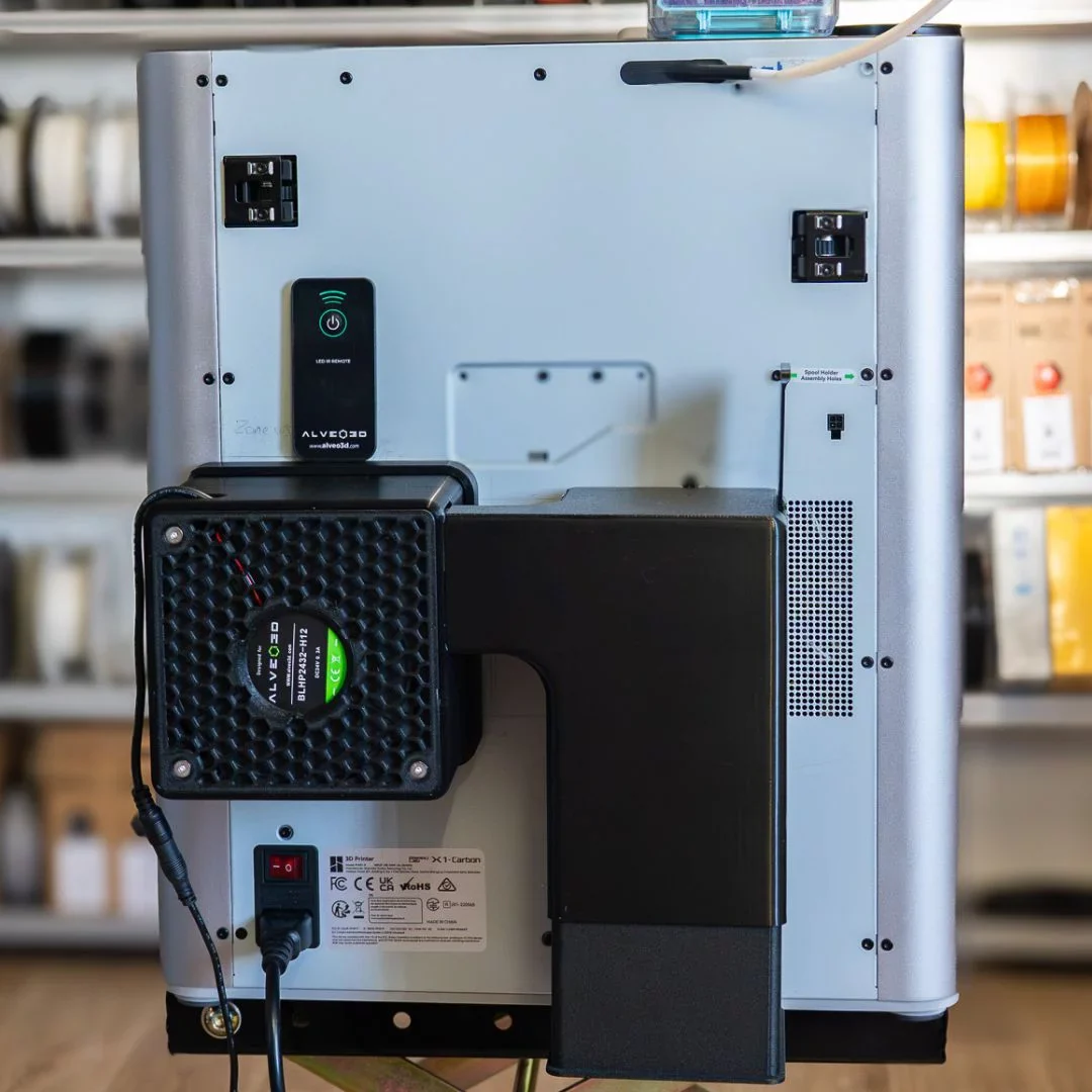 Alveo3D - Remote-Controlled Bambu Lab Filtration Kit - P1S/X1/X1C - Image 2