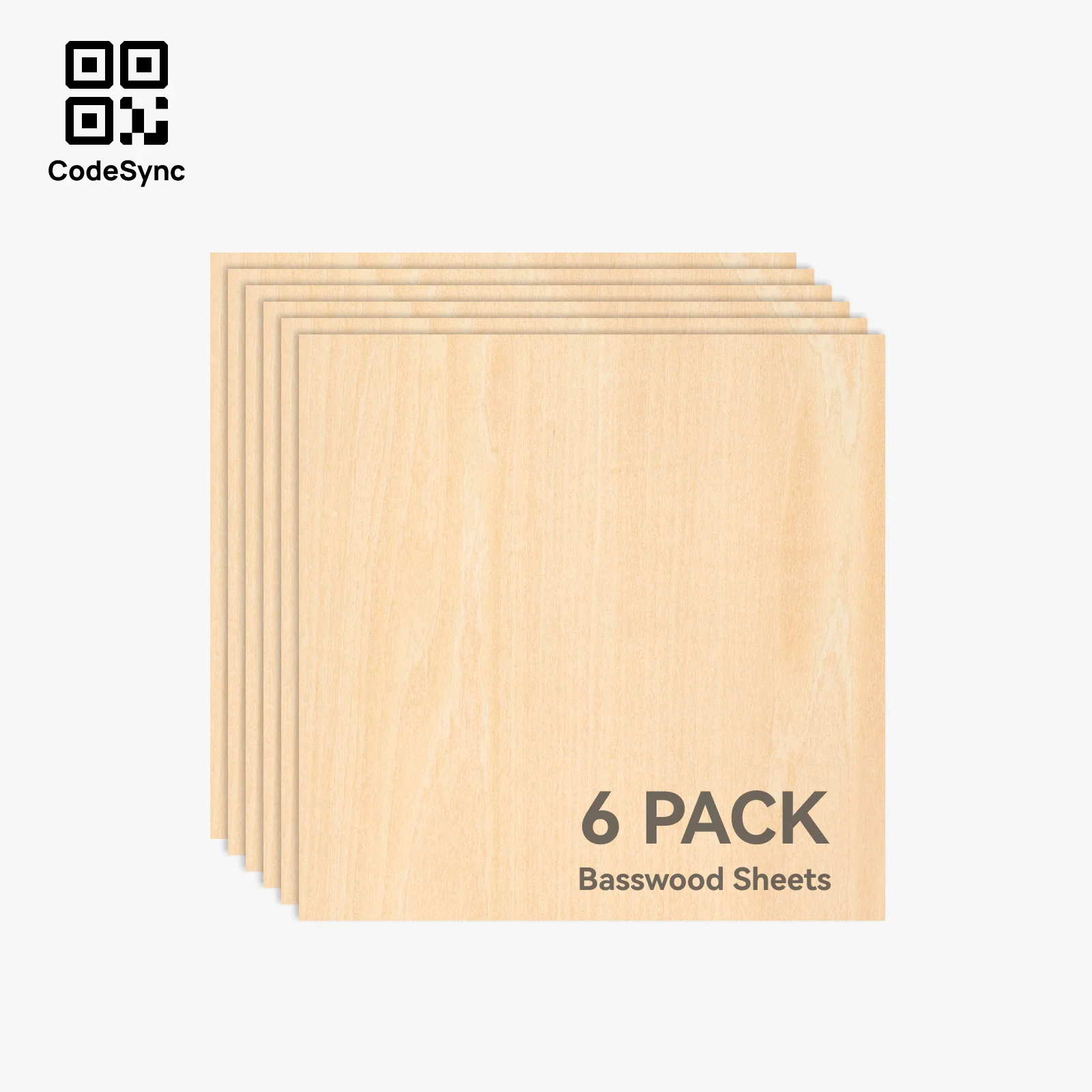 Bambu Lab - 300x300x3mm Basswood Plywood (6pcs)