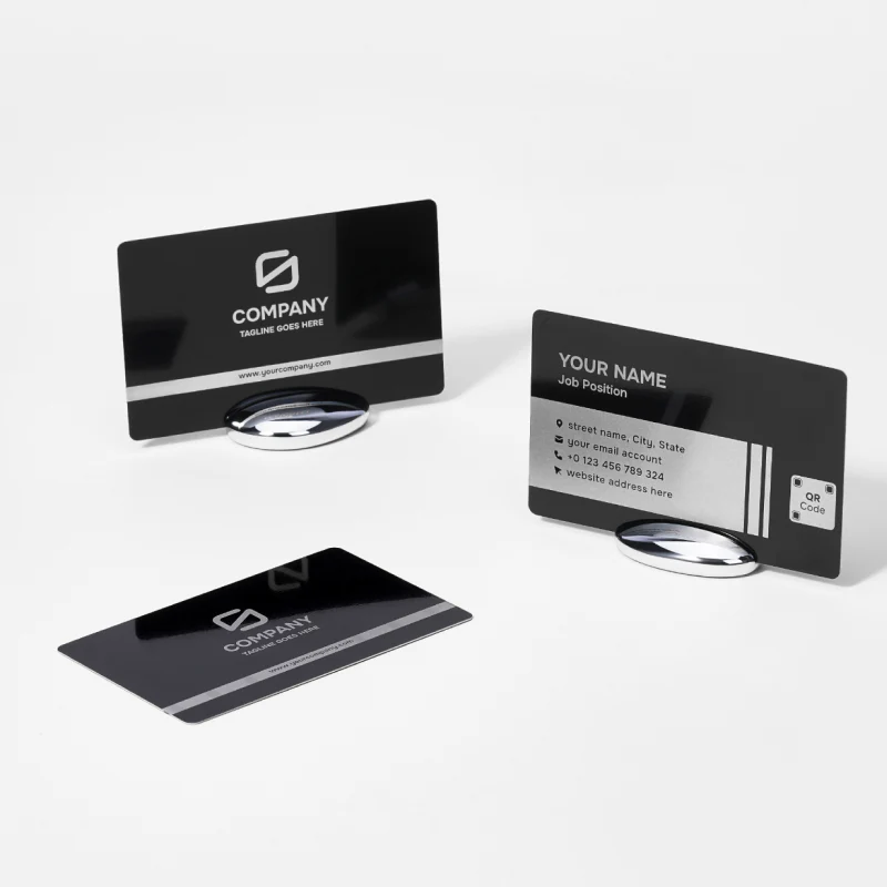 Bambu Lab - Aluminium Business Cards - Black (10pcs) - Image 3