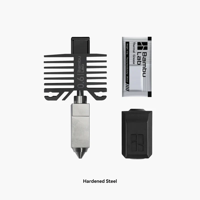 Bambu Lab - Hotend - Hardened Steel Nozzle - X1C/P1 Series (Pick a Size) - Image 3