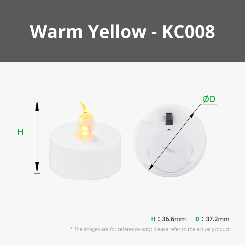 Bambu Lab - LED Candle Light Set (12pcs) - Image 2
