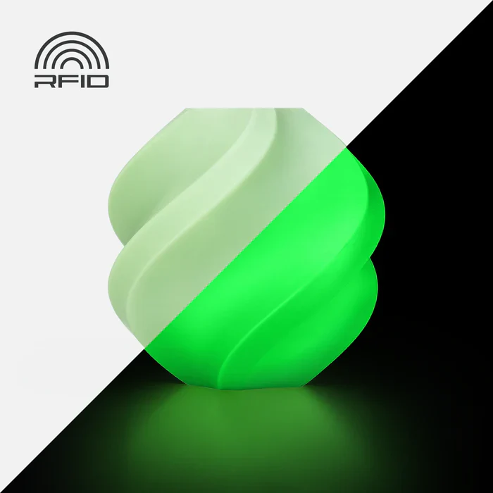 Bambu Lab - PLA Glow - Green - 1.75mm - 1kg - Image 2