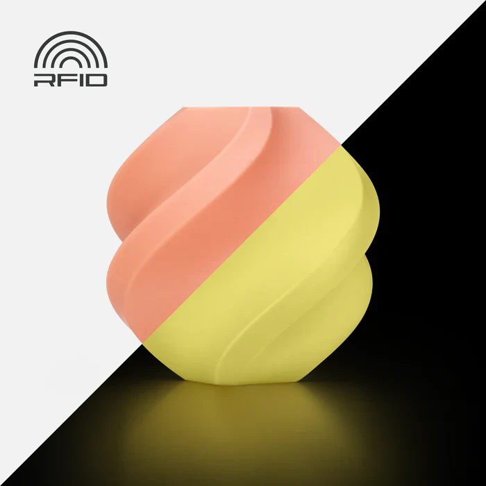Bambu Lab - PLA Glow - Orange - 1.75mm - 1kg - Image 2