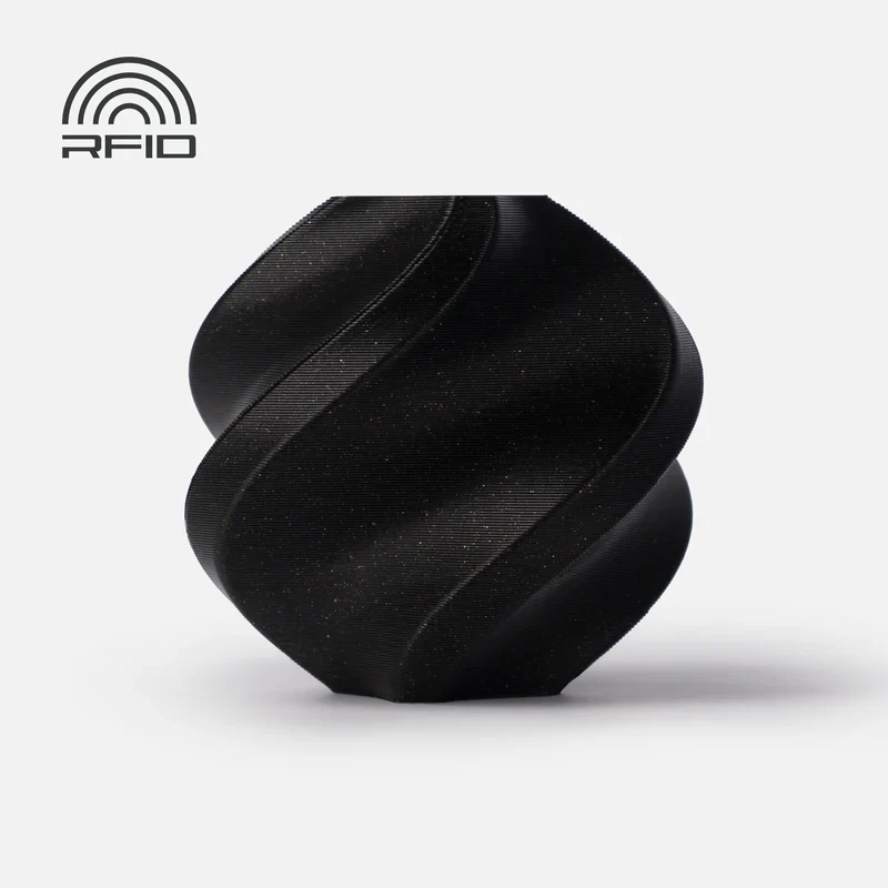 Bambu Lab - PLA Sparkle - Onyx Black - 1.75mm - 1kg - Image 2