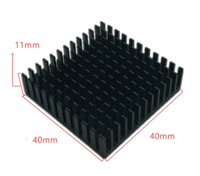 Big Heatsink for Nema17 - 40x40x11mm w-o Hole - Image 2