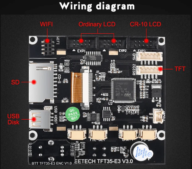 BIGTREETECH TFT35-E3 V3.0.1 Display Touch Screen - Image 3