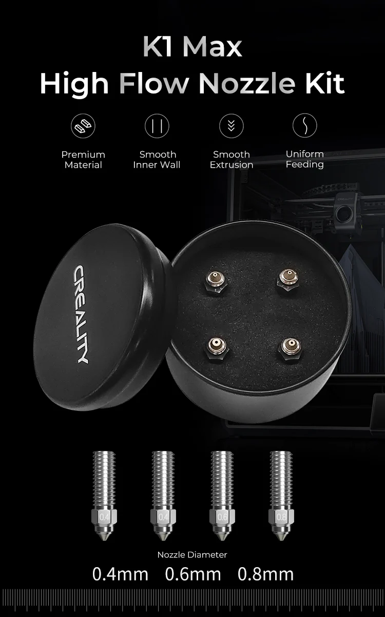 Creality 3D - High Flow Nozzle Kit - K1 Max - Image 2