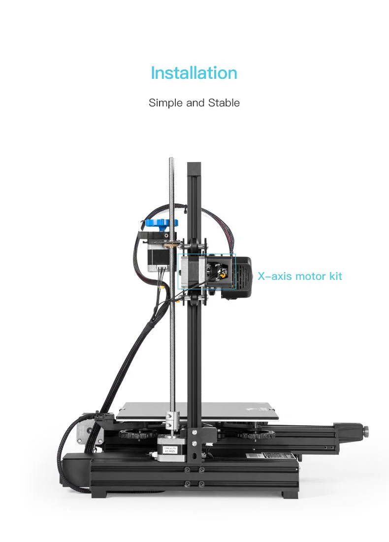 Creality 3D - X-axis Motor Kit with Endstop Switch - Ex. Ender-3 V2 - Image 11