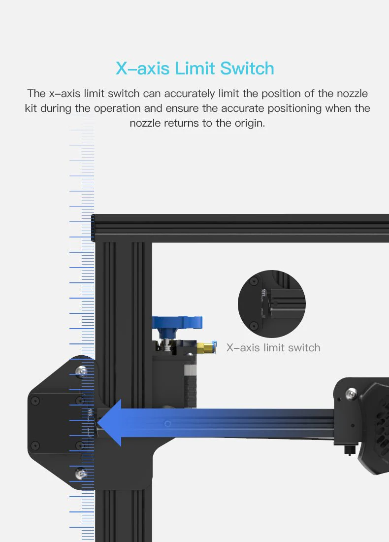 Creality 3D - X-axis Motor Kit with Endstop Switch - Ex. Ender-3 V2 - Image 12