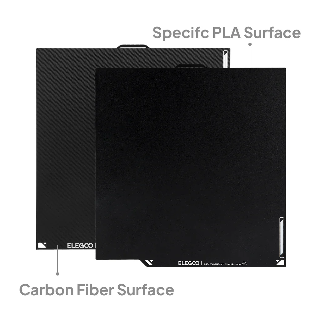 ELEGOO - Dual-Sided Build Plate (Carbon Fiber Texture) - Centauri Series - Image 3