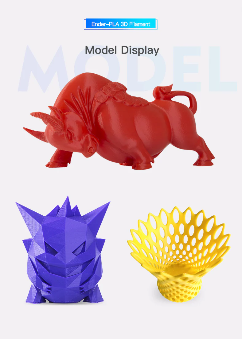 Creality 3D - Ender PLA - Black - 1.75mm - 1kg - Image 9