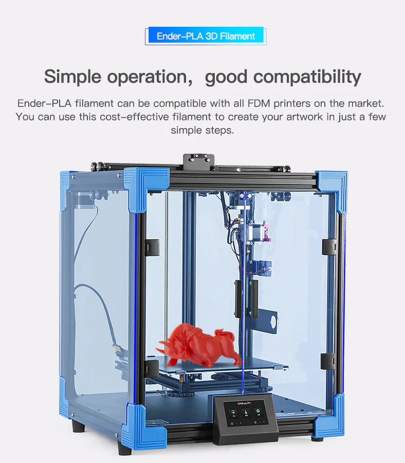 Creality 3D - Ender PLA - Grey - 1.75mm - 1kg - Image 10