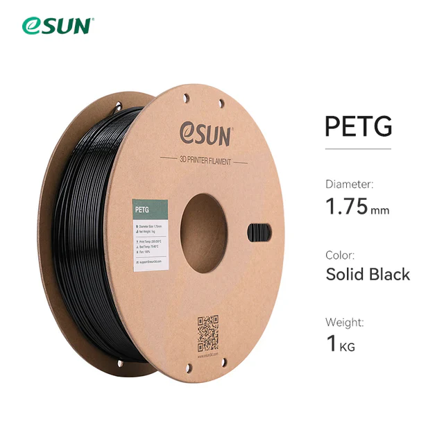 eSUN - PETG - Solid Black - 1.75mm - 1kg - Image 2