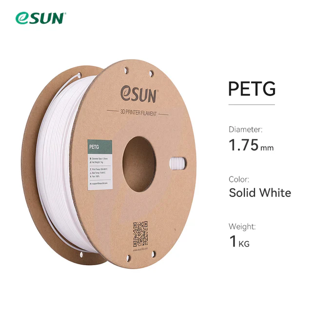 eSUN - PETG - Solid White - 1.75mm - 1kg - Image 2