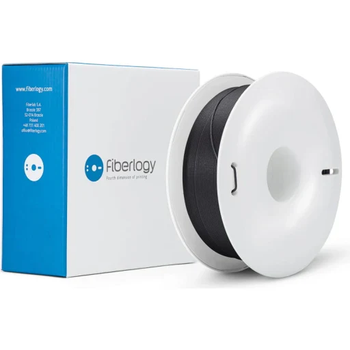 (UDGÅR) - Fiberlogy - MattFlex 40D - Black - 1.75mm - 500g