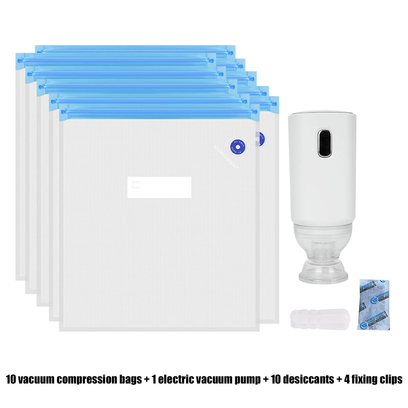 Filament Vacuum Storage Bag 10 Pcs + 1 Electric Vacuum Pump
