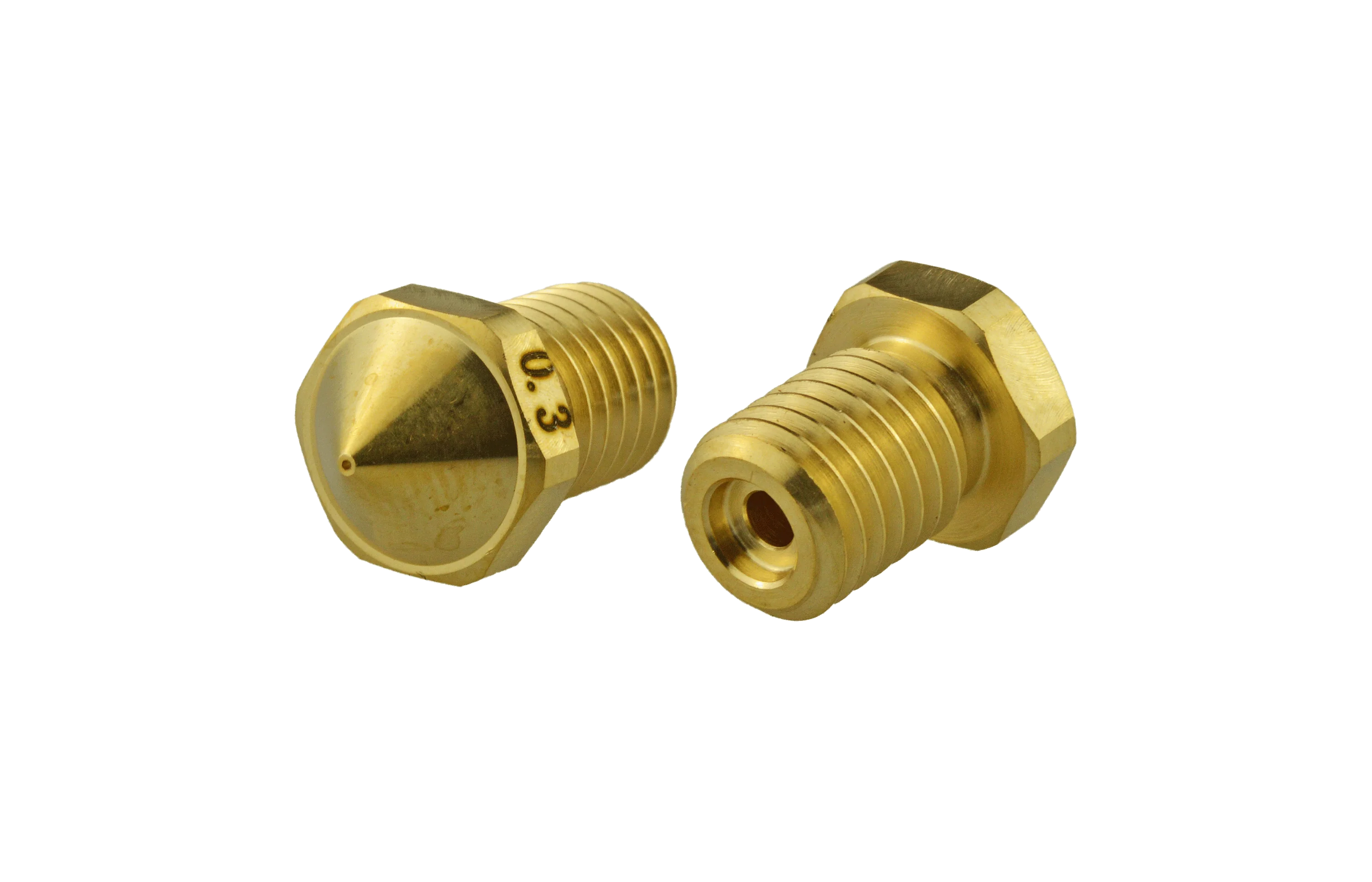 Flashforge - Brass Nozzle for High Temp. Hotend - 0.3mm - Guider II