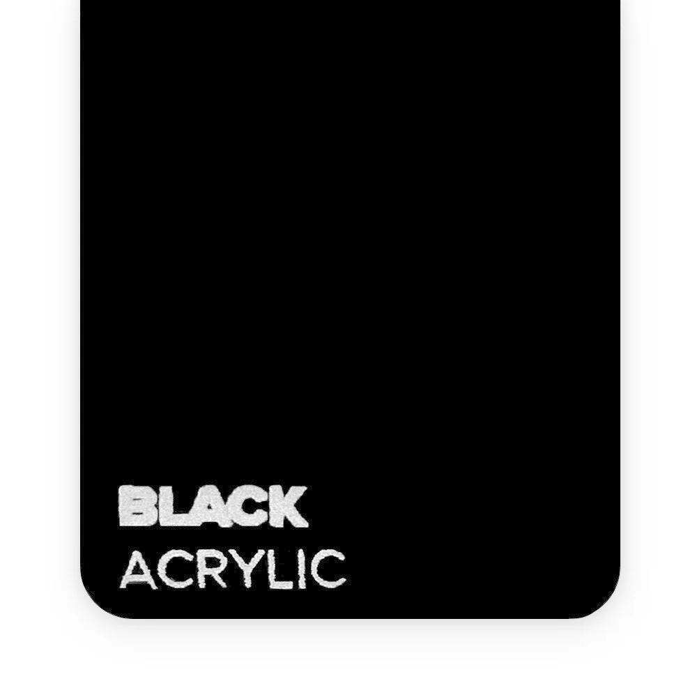 FLUX - Acrylic - Black - 3mm - Image 2