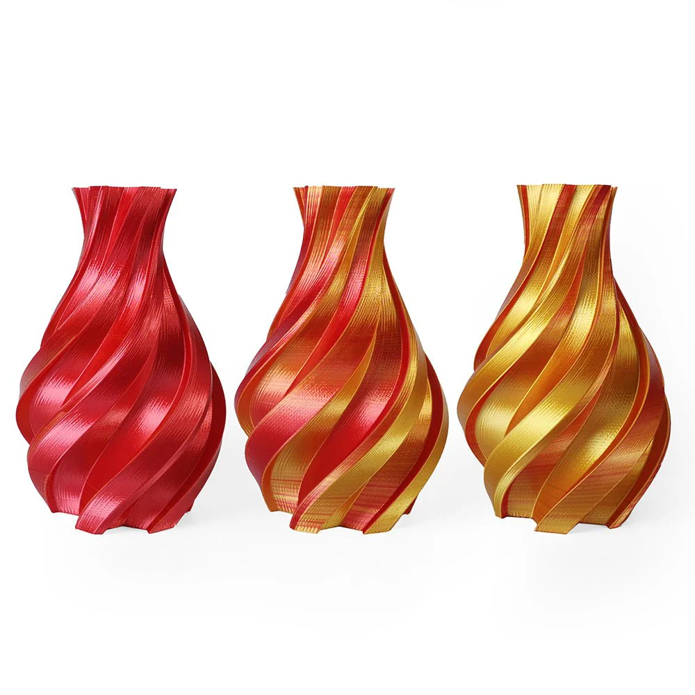 BiColor - PLA Silky - Red & Gold - 1.75mm - 1kg