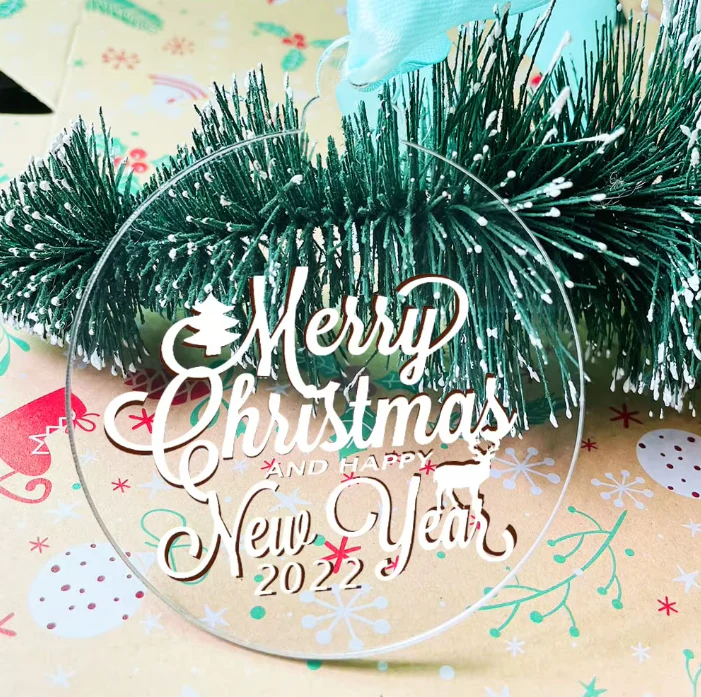 HTVRONT - Acrylic Christmas Ornament - 50 pcs - Image 2