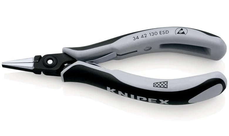 KNIPEX - Præcisions elektronik fladtang - 130mm - Image 2