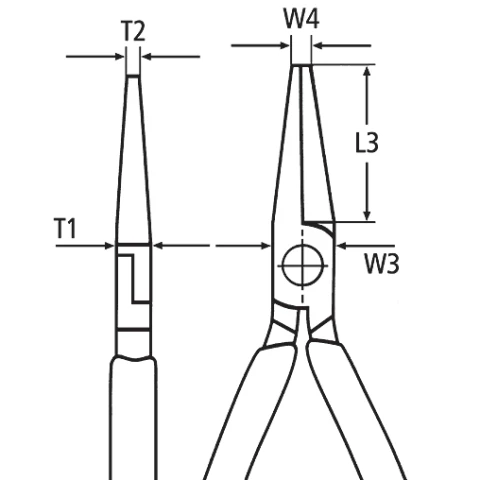 KNIPEX - Storkenæbstang lige - 200mm - Image 4