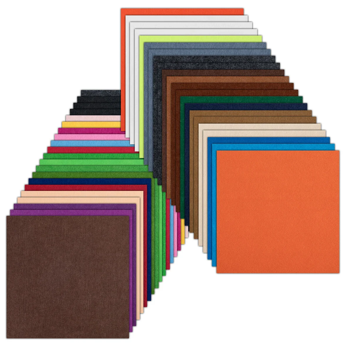 LOKLiK - Felt Sheet Bundle - 1.0mm - Mix Color - 42 Pack - Image 2