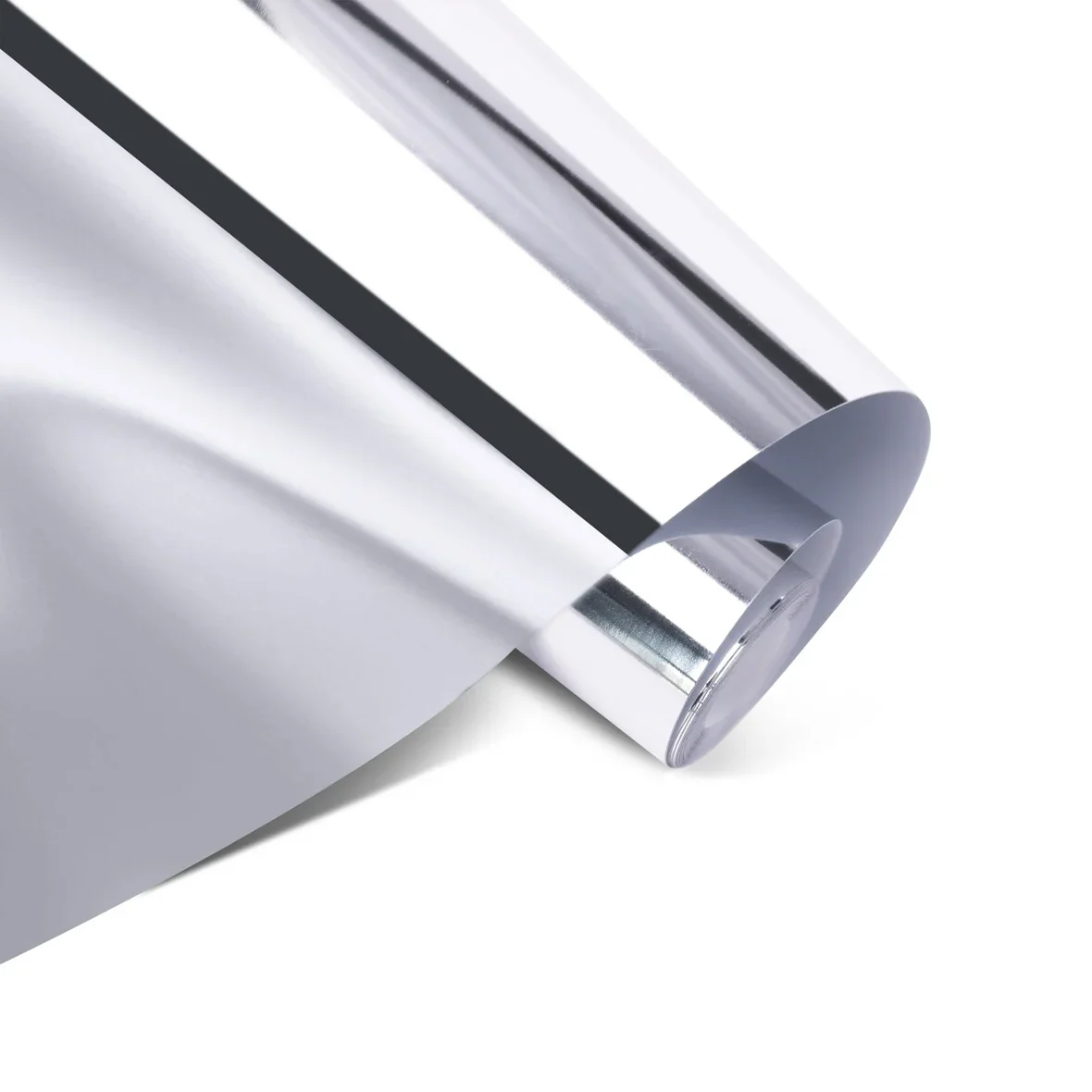 LOKLIK - Permanent Adhesive Vinyl - Mirror Metallic - Silver - 30.5cm x 180cm