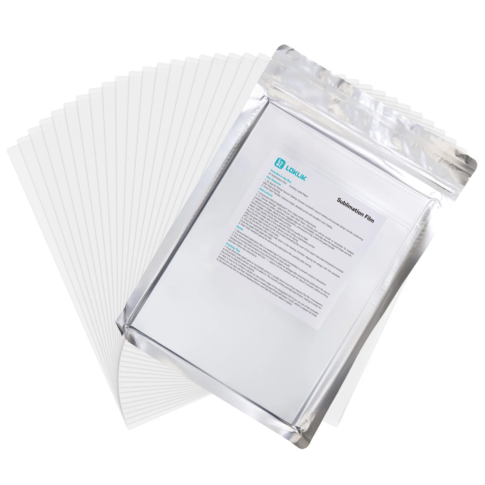 LOKLiK - Sublimation Film for Phone Case - 20pcs