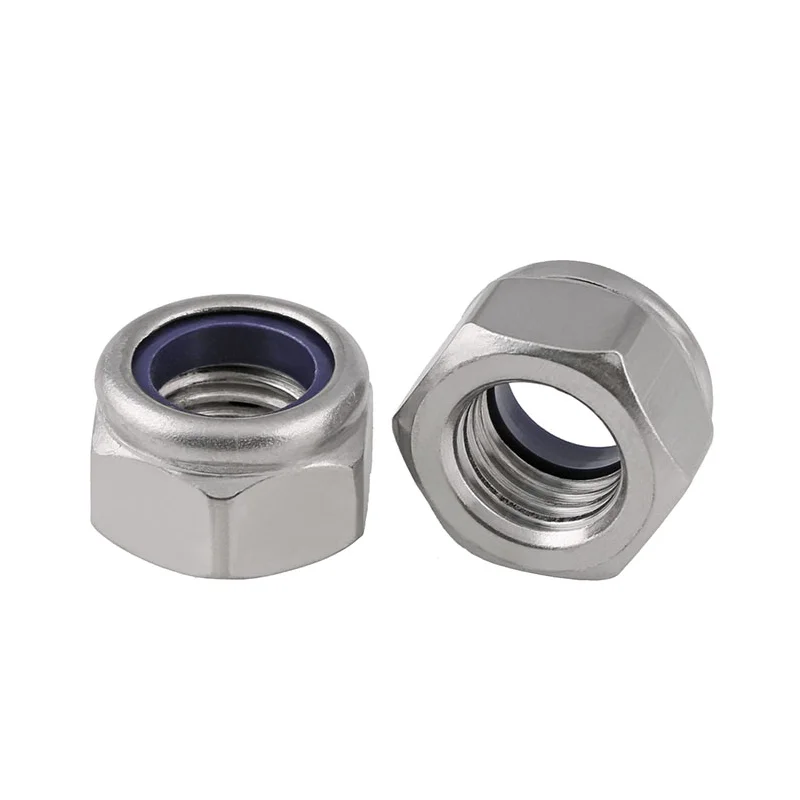 M5 Hex Nut Låsemøtrik - 9 pcs