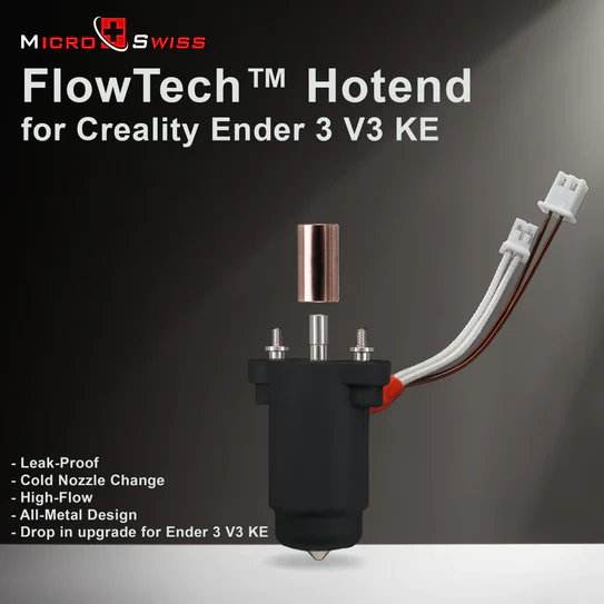 Micro Swiss - FlowTech™ Hotend - Creality Ender-3 V3 KE - Image 6