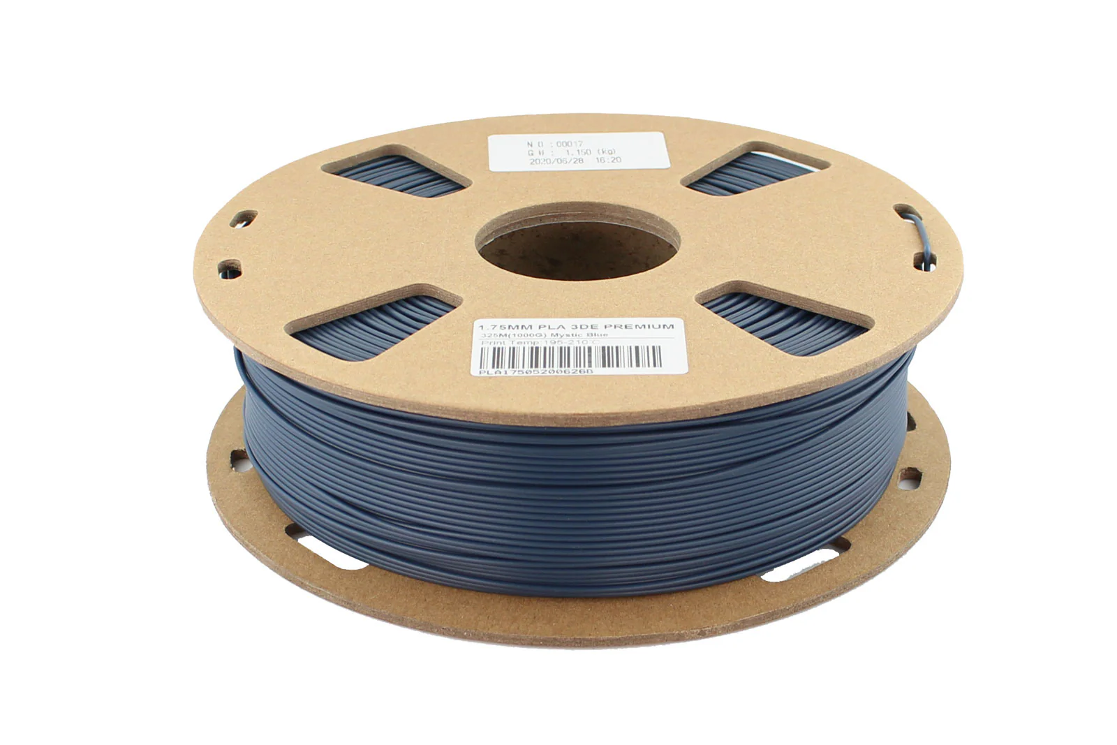 3DE Premium - PLA - Mystic Blue - 1.75mm - 1kg - Image 2