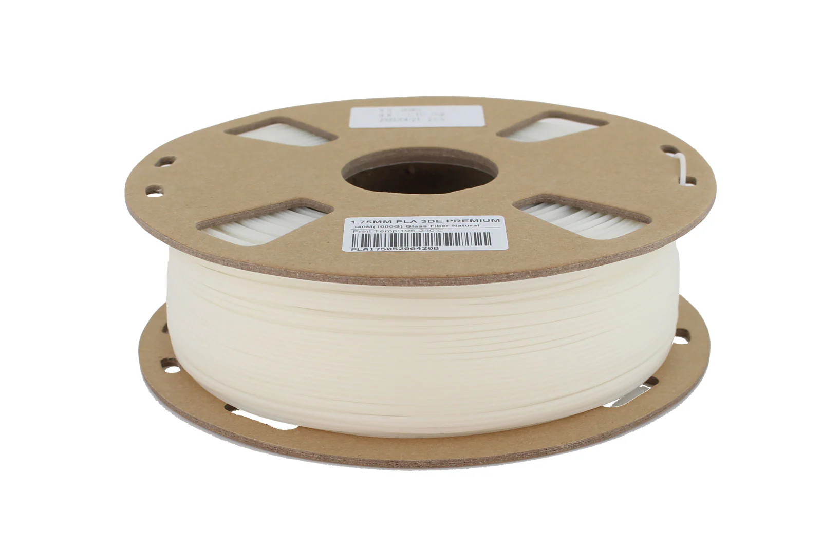 3DE Premium - PLA Glass Fiber - Natural - 2.85mm - 1kg - Image 2
