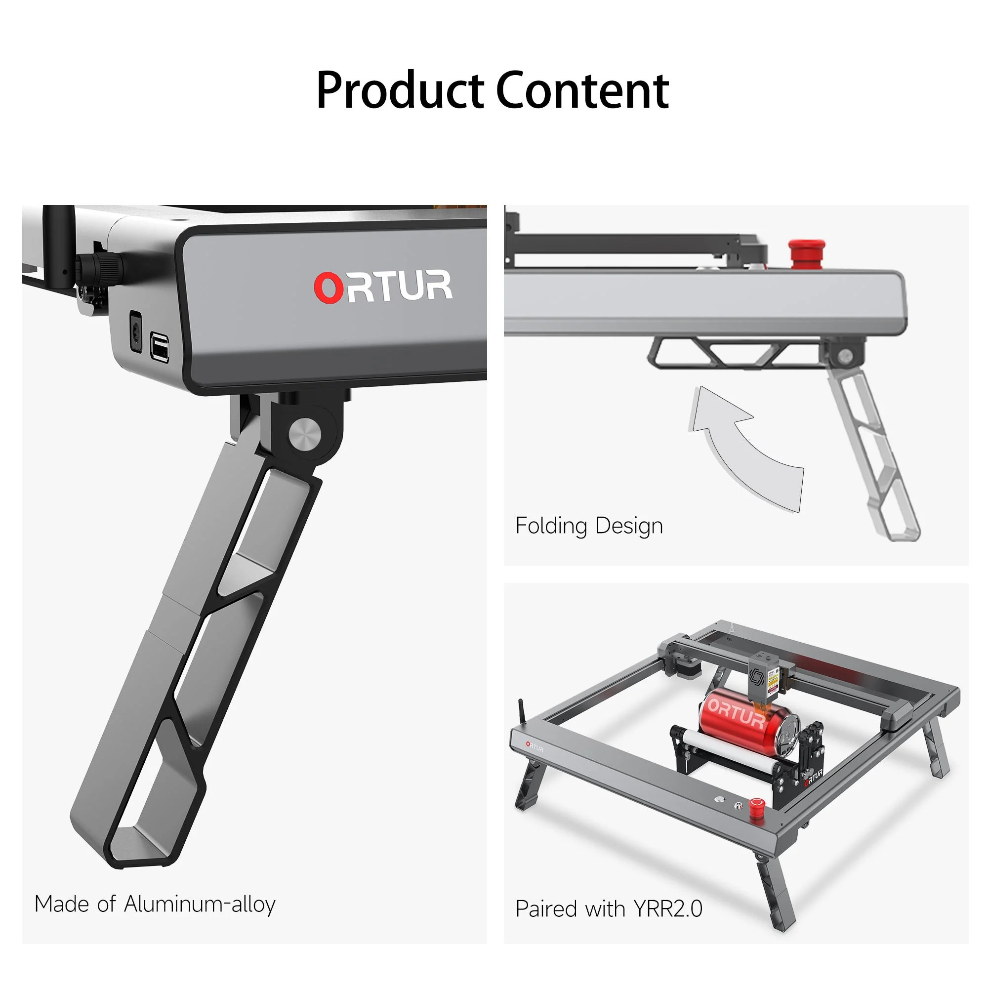 Ortur - Foldable Feet - Laser Master 3 - Image 3
