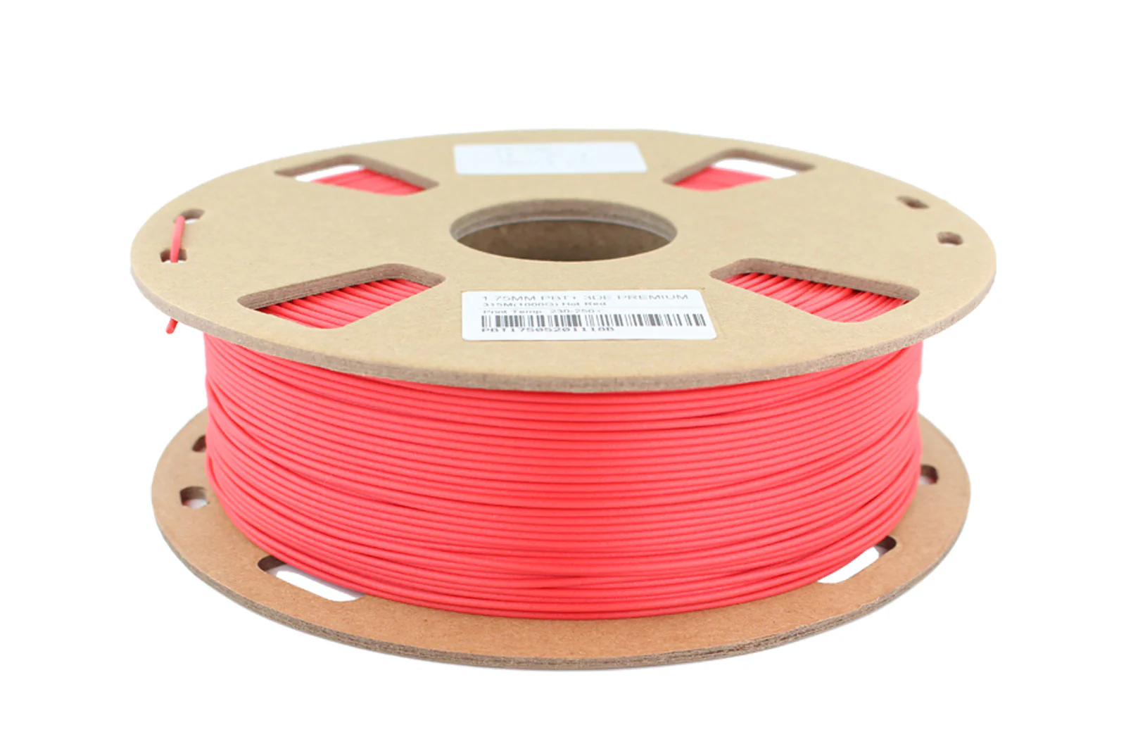 3DE Premium - PBT+ - Hot Red - 1.75mm - 1kg - Image 2