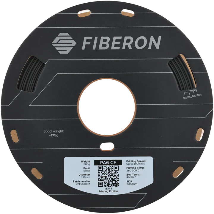 Polymaker - Fiberon™ - PA6-CF20 - Black - 1.75mm - 500g - Image 3