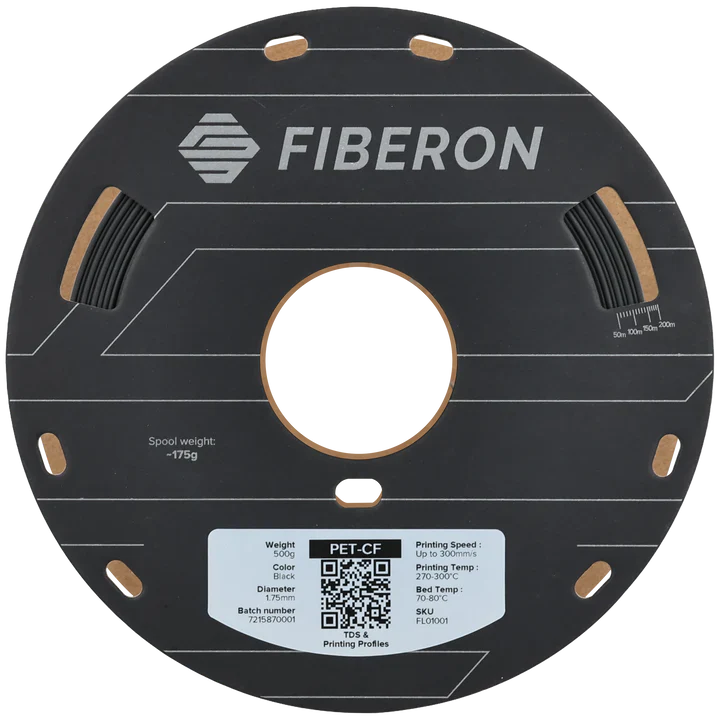 Polymaker - Fiberon™ - PET-CF17 - Black - 1.75mm - 500g - Image 3