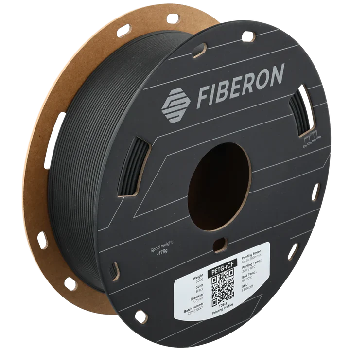 Polymaker - Fiberon™ - PETG-rCF08 - Black - 1.75mm - 500g - Image 2