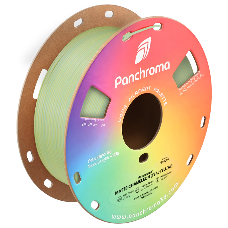 Polymaker - Panchroma™ PLA Dual - Matte Chameleon (Teal-Yellow) - 1.75mm - 1kg - Image 2