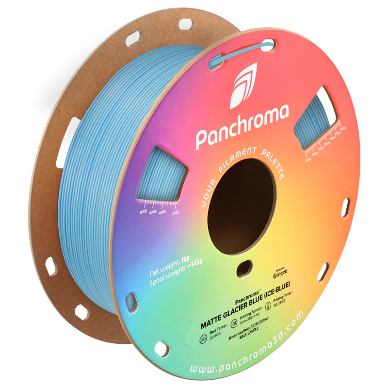 Polymaker - Panchroma™ PLA Dual - Matte Glacier Blue (Ice-Blue) - 1.75mm - 1kg - Image 2